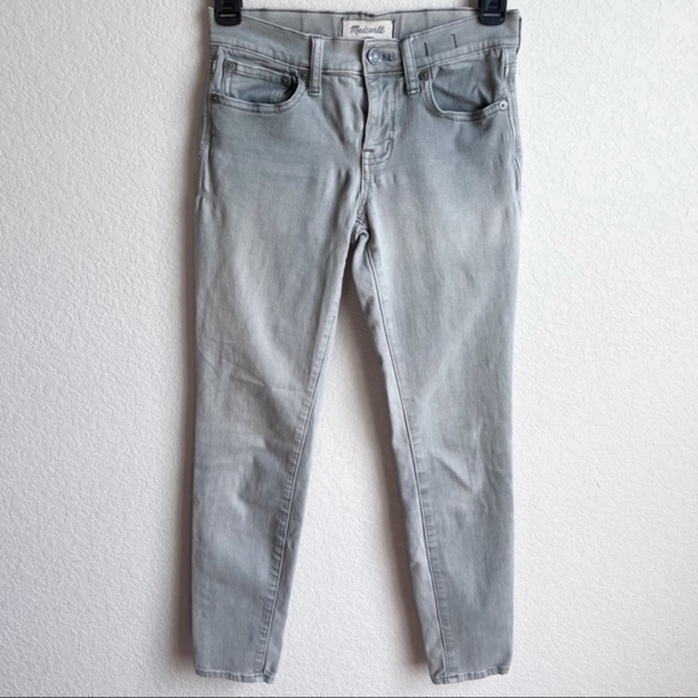 Madewell Skinny Skinny Gray Wash Jeans size 24